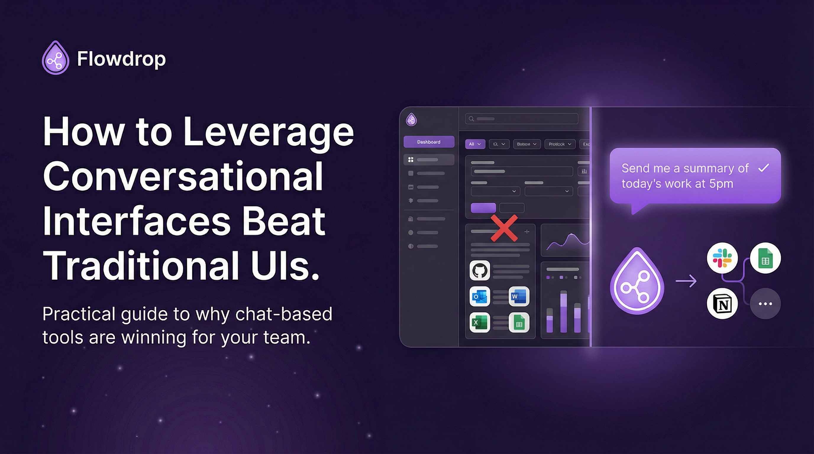 How to Leverage Conversational Interfaces Beat Traditional UIs